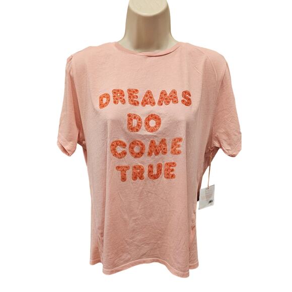 NWT bando dreams really do come true sleep shirt ultra soft light pink lounge S - Picture 2 of 7